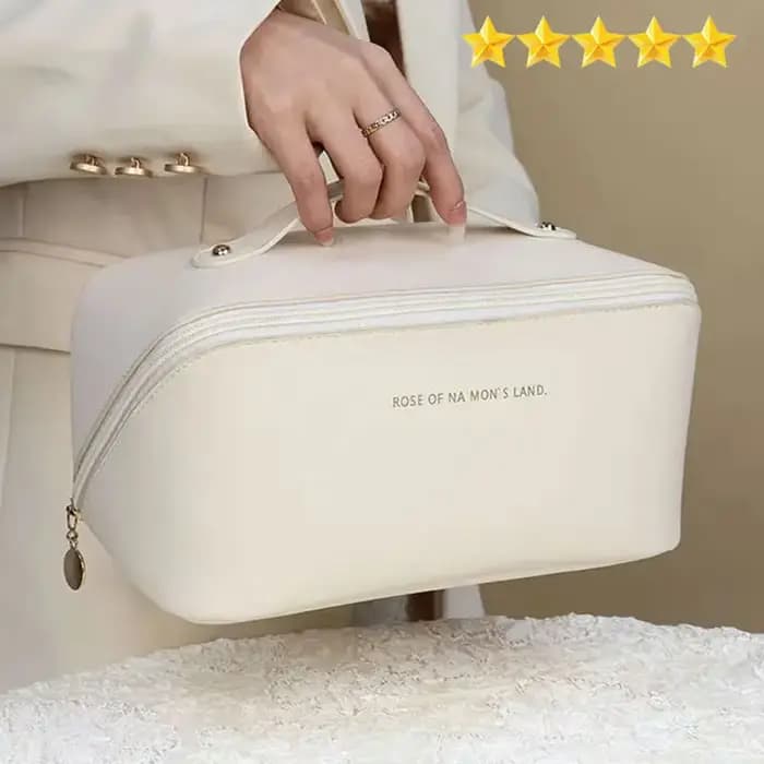 【Ventes chaudes】 sac de maquillage Portable grande capacité sac de rangement de beauté et de soins de la peau sac d'embrayage étanche de haut niveau d'apparence