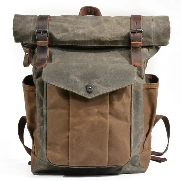 Sac à dos rétro - sac à double bandoulière pour hommes et femmes