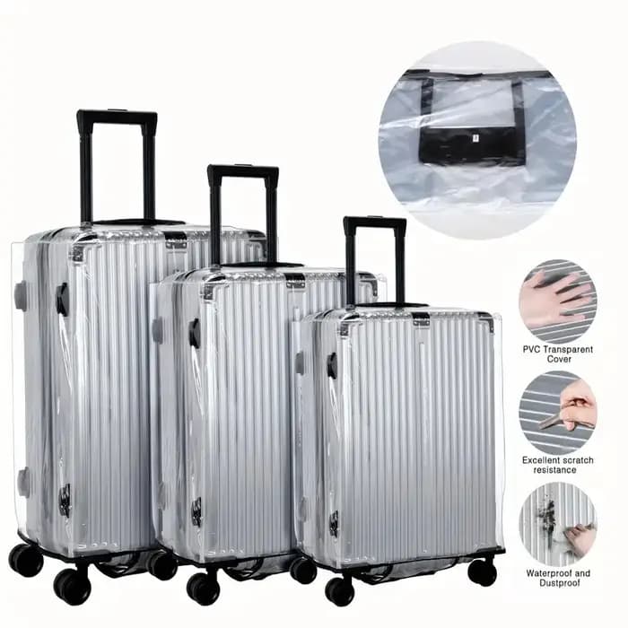 Protecteur de couverture de valise en PVC de 18 à 30 pouces