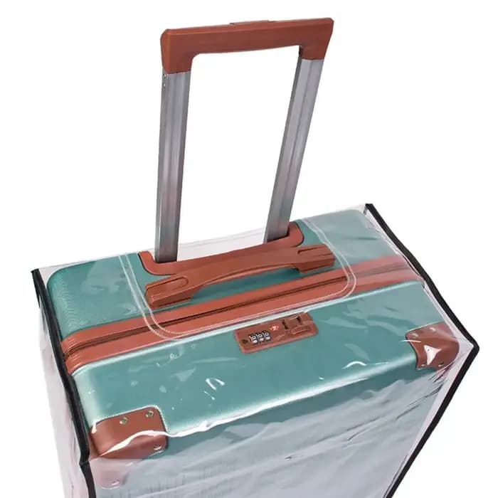 Housse de protection transparente en PVC, imperméable, pour valise, housse de rangement pour bagages, anti-poussière, accessoires de voyage