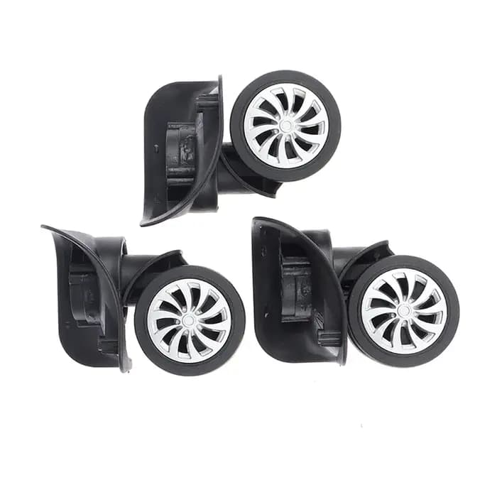 Roues de Valise Universelles Résistantes à 360
