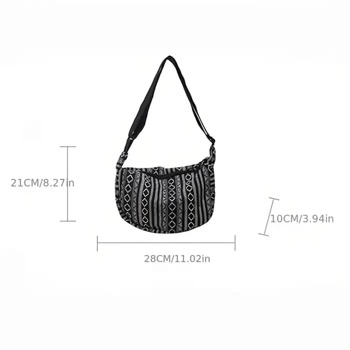 Sac à bandoulière de style tribal