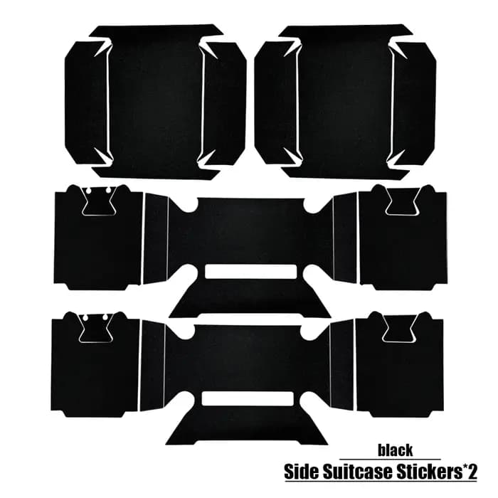 Kit d'autocollants antidérapants givrés pour Protection de peinture de valise