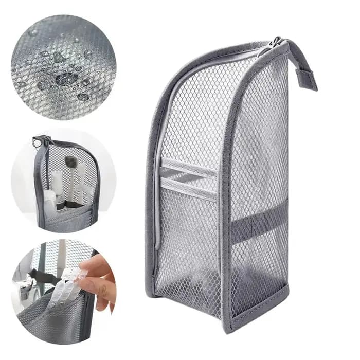 Trousse de Toilette Portable en Maille EVA pour Voyage