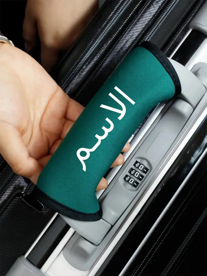 Enveloppes de poignée de bagage avec nom personnalisé pour valise