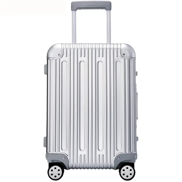 Nouvelle valise à roulettes rigide en alliage d'aluminium de haute qualité