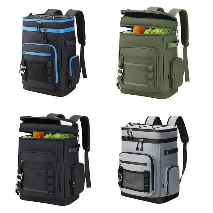 Sac à dos isotherme 30L avec intérieur isolé pour le camping