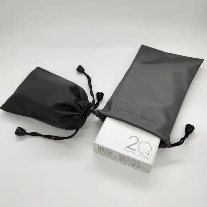 Oxford – sac à cordon étanche et anti-poussière, sac en Polyester noir, pochette pour câble de donné