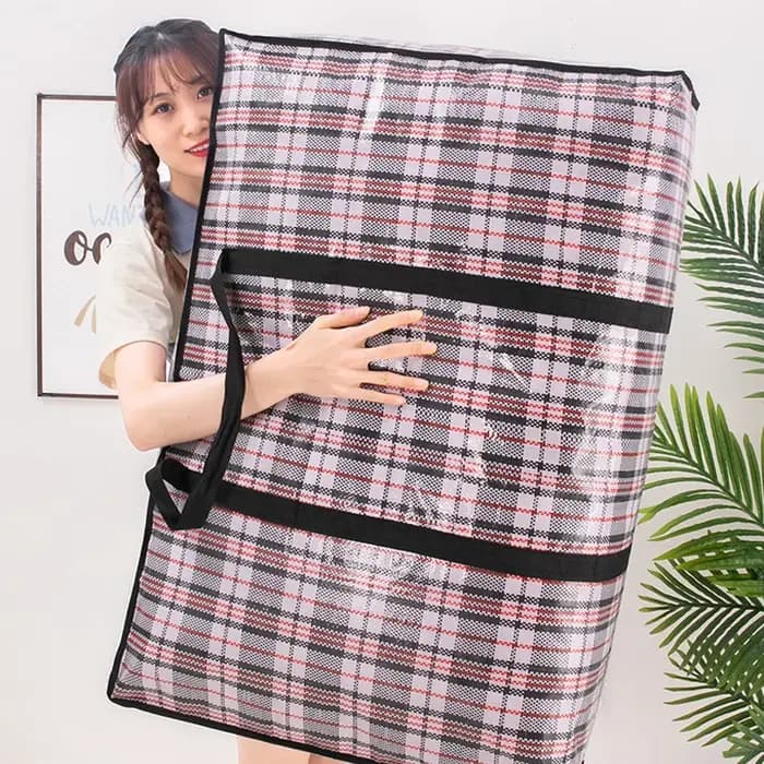 Sac tissé pliable de grande capacité pour maison mobile