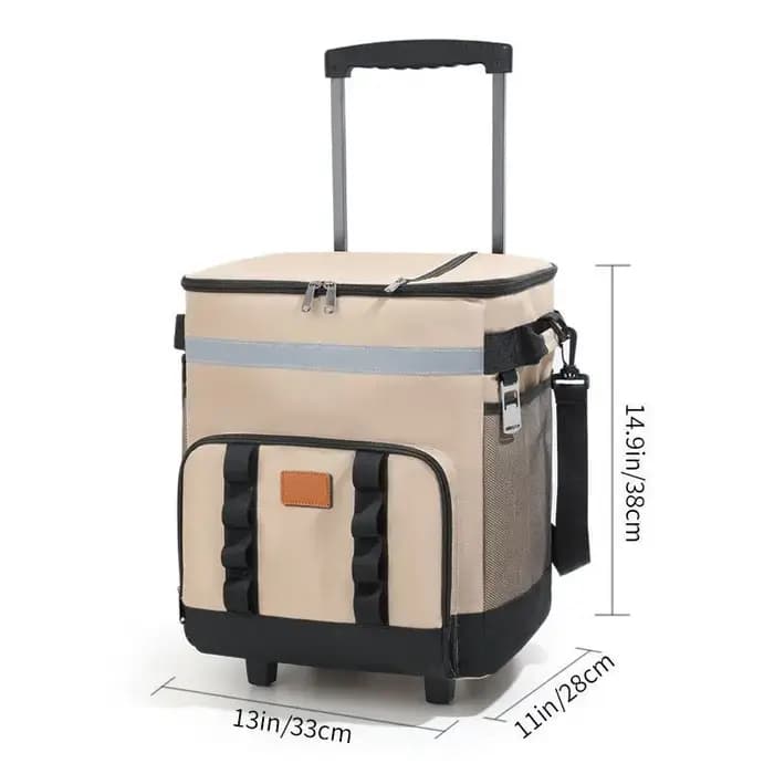 Sac isotherme à roulettes grande capacité