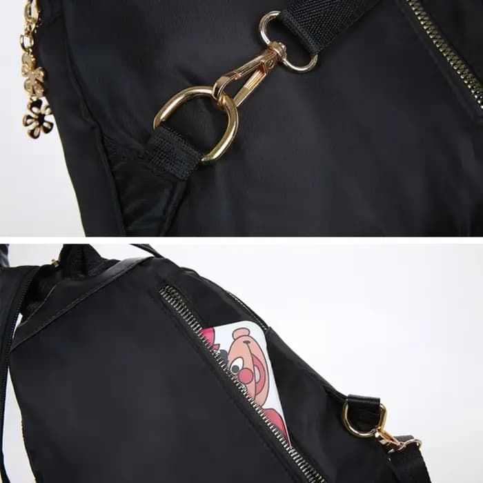 Mode broderie sac décontracté imperméable Oxford femmes sac à dos femme grande capacité voyage sac à main Shopping boutons-pression sac à bandoulière