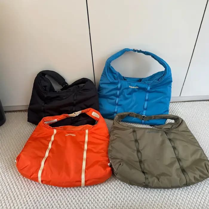 Sac fourre-tout en nylon grande capacité TOPO – Sac bandoulière décontracté et tendance pour les trajets quotidiens