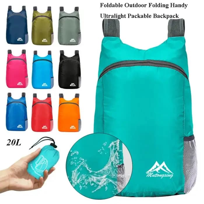 Nouveau sac à dos pliable de 20L