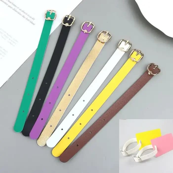 Sangles multicolores pour étiquettes de bagages en PU
