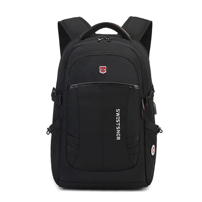 Sac à dos étanche pour ordinateur portable 15.6 pouces hommes USB charge antivol sac à dos suisse vo