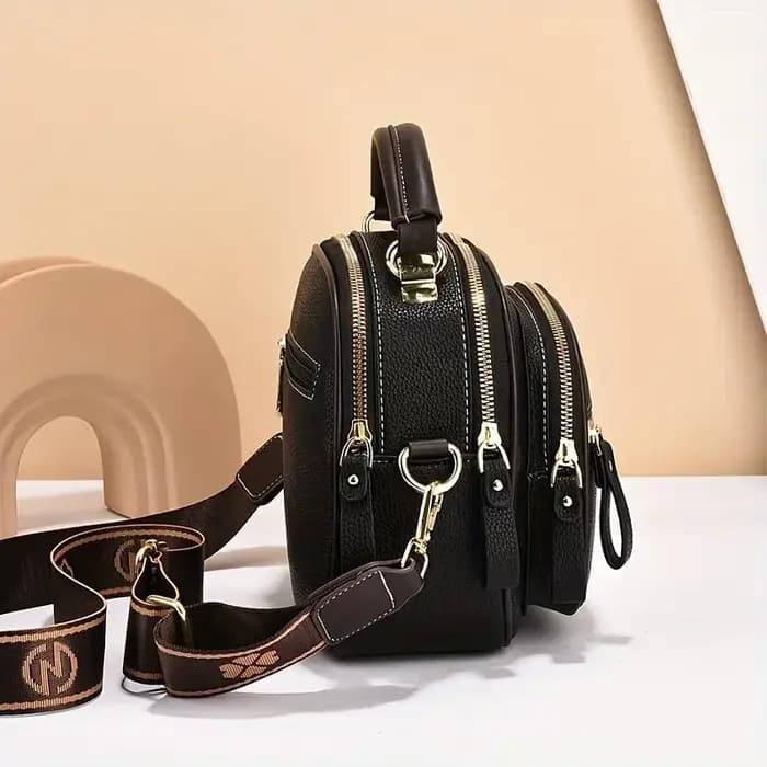 Sac à bandoulière multi-poches de luxe pour femmes