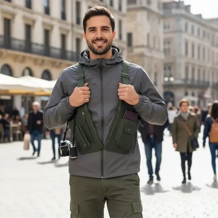 Sac vintage à double bandoulière