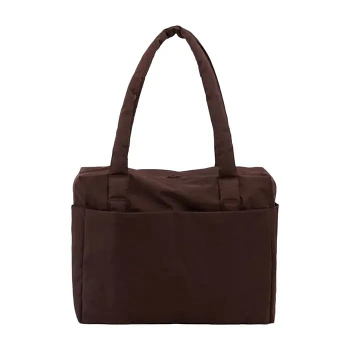 Baggu Small Cloud Carry-On Sac de voyage de grande capacité en polyester, style décontracté, sac à bagages de forme carrée verticale, ouverture à fermeture éclair