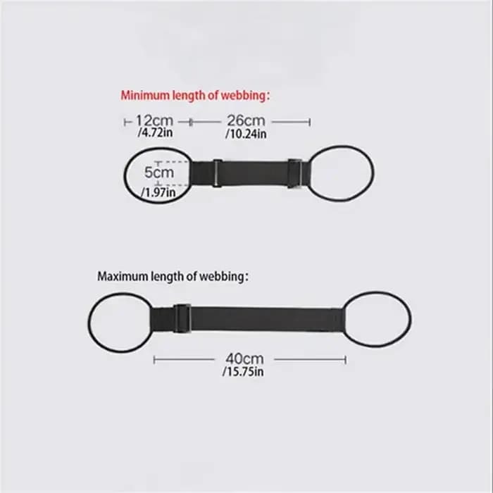 Sangle élastique de transport pour bagages / Sangles de sécurité réglables pour valises de voyage