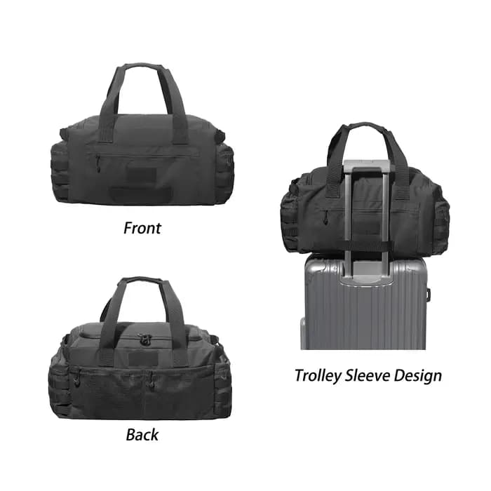 Sac polochon robuste et durable – Multi-compartiments