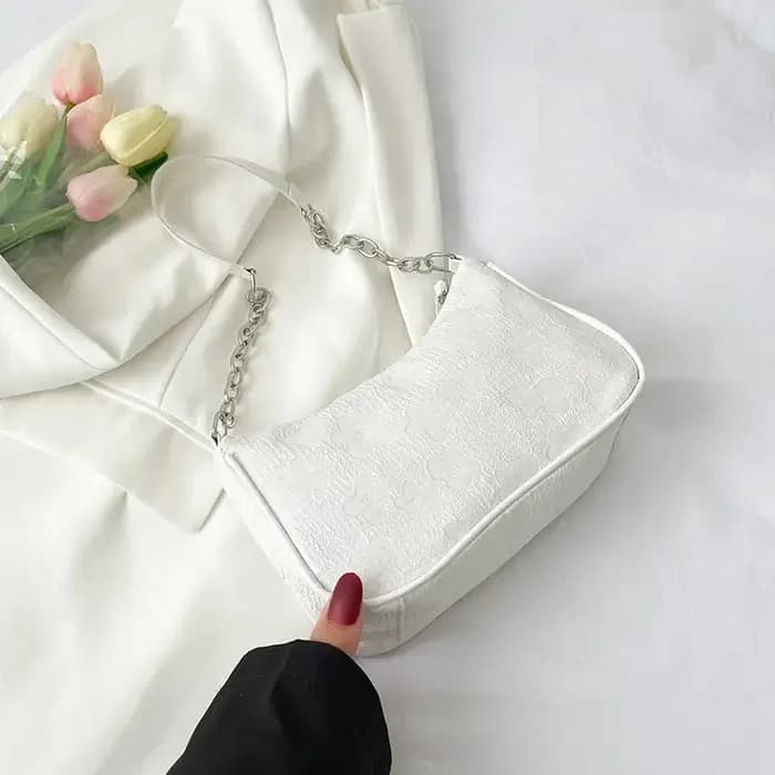 2025 nouvelle mode feutre sacs à bandoulière pour femmes petit sac sous les bras décontracté femme s