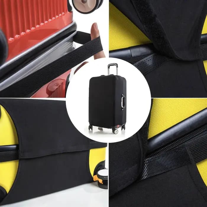 Housse de protection pour bagages en tissu extensible