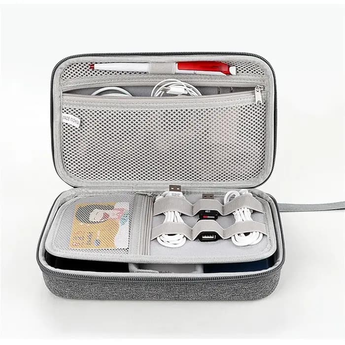 Organisateur d'accessoires électroniques de voyage de grande capacité