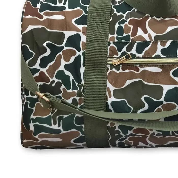Sac de voyage camouflage marron