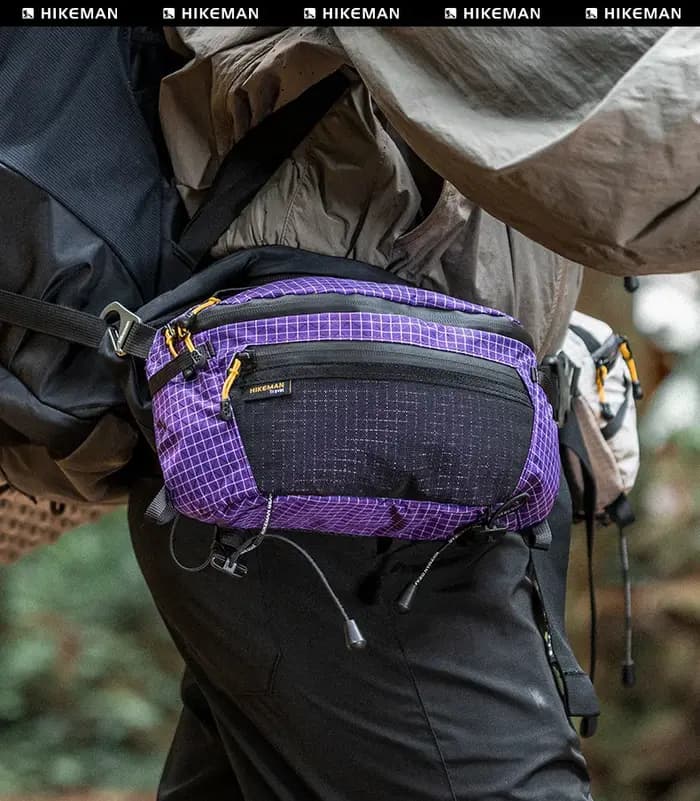 HIKEMAN sac de poitrine en plein air UHMWPE cyclisme sport sac à bandoulière randonnée voyage sac suspendu pour sac à dos Expansion améliorée V2.0