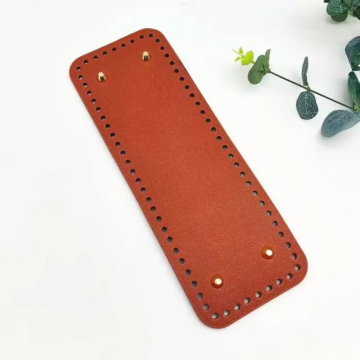 Base rectangulaire en cuir PU 28*10cm pour sacs faits main DIY – Accessoires pour la confection