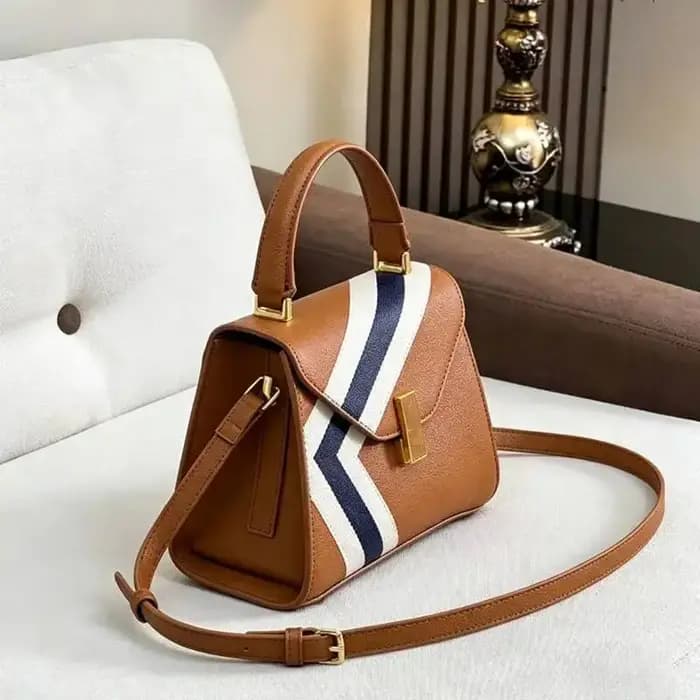 Sac à main élégant pour femme avec motif géométrique