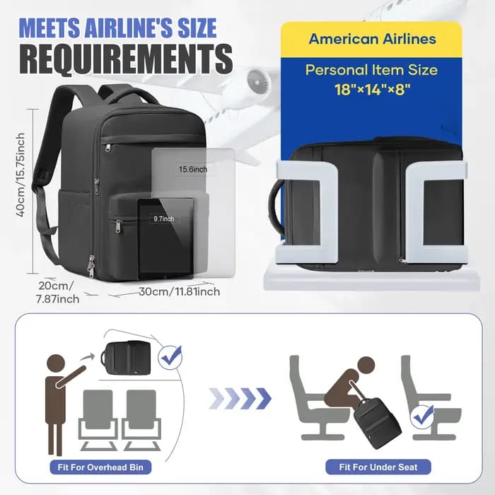 Sac à dos de compression sous vide Ryanair 40x30x20, sac de voyage, sac de cabine Wizzair approuvé p