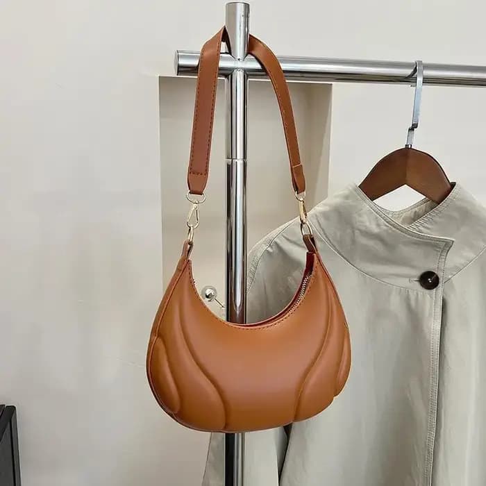 Sacs demi-lune unis pour femmes