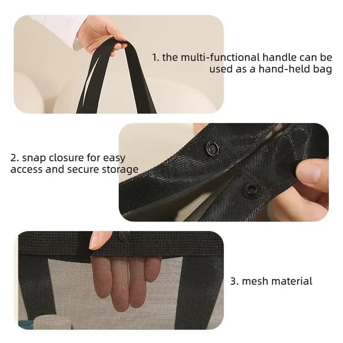 Sac de plage en maille grande capacité