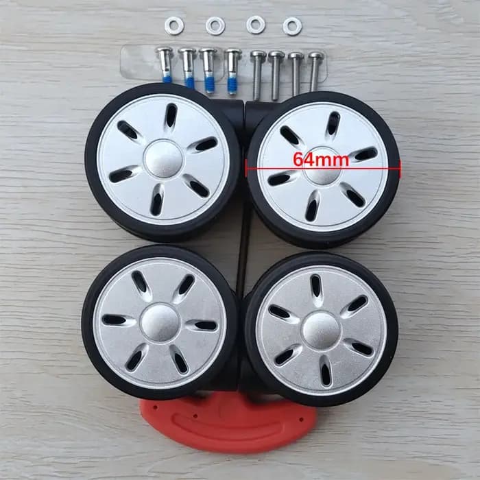 Roue à bagages pour réparation de valise Rimowa, roues porteuses de remplacement, boîtier de chariot