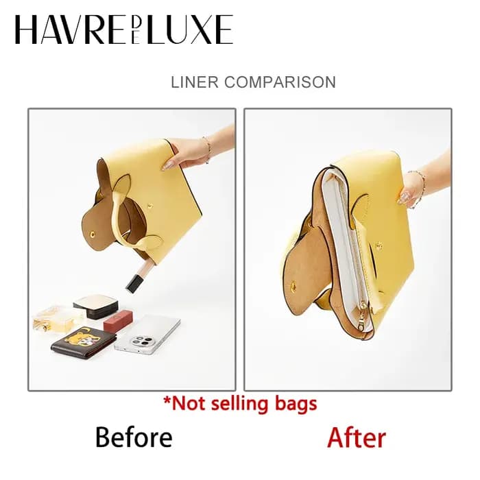 Organisateur de sac intérieur pour Longchamp Épure en matériau Dupont imperméable et durable pour rangement de accessoires et objets personnels