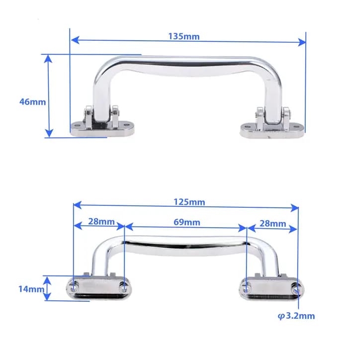 Valise de voyage en plastique 69mm