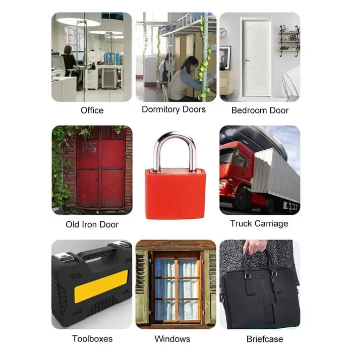 Cadenas de Sécurité avec 2 Valise de Voyage