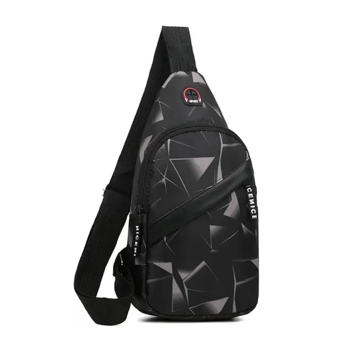 Sac de poitrine, sac à bandoulière imperméable décontracté pour hommes