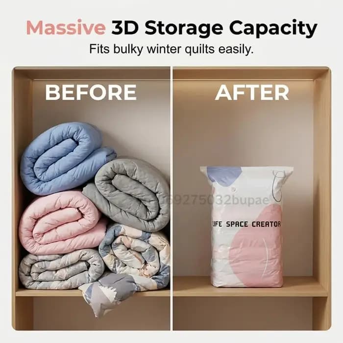 Sac de compression sous vide épaissi