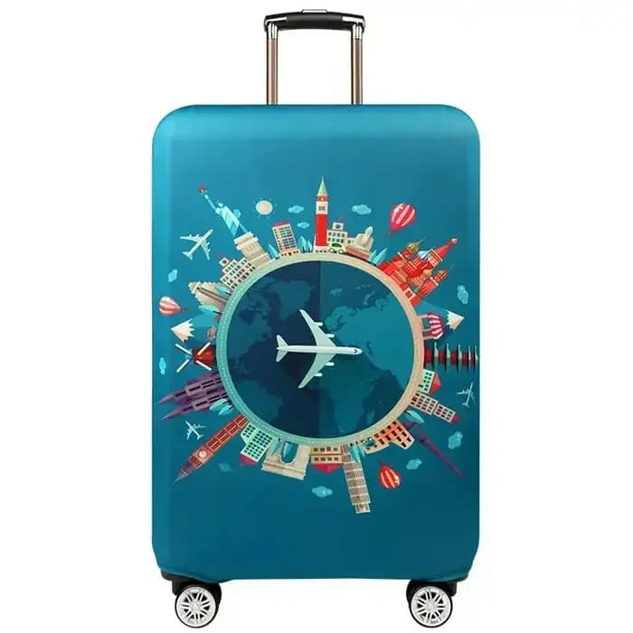 Housse de protection pour bagages en tissu extensible