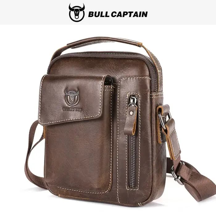 Sac à Main à Bandoulière en Cuir de Vache group pour Homme