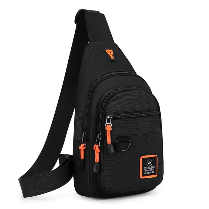 Sac à bandoulière imperméable pour hommes, sac à bandoulière, sac de poitrine, voyage, loisirs, rand