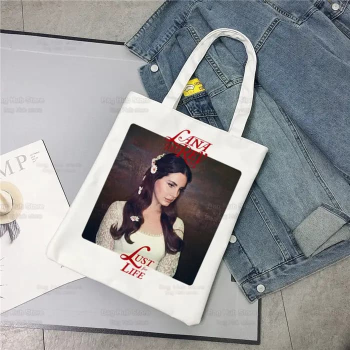 Lana Del Rey Singer GérWomen Canvas Initiated Bag