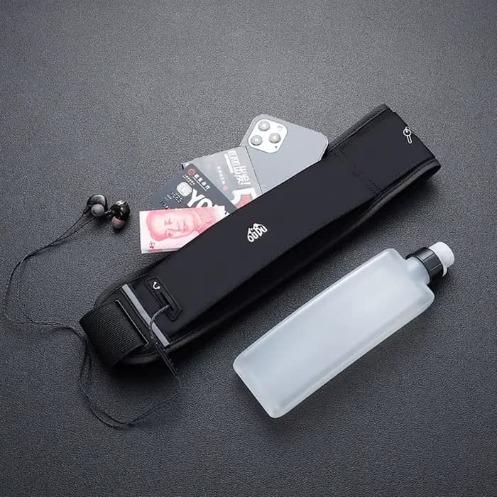 Ceinture de course avec poche pour bouteille d'eau 330 ml