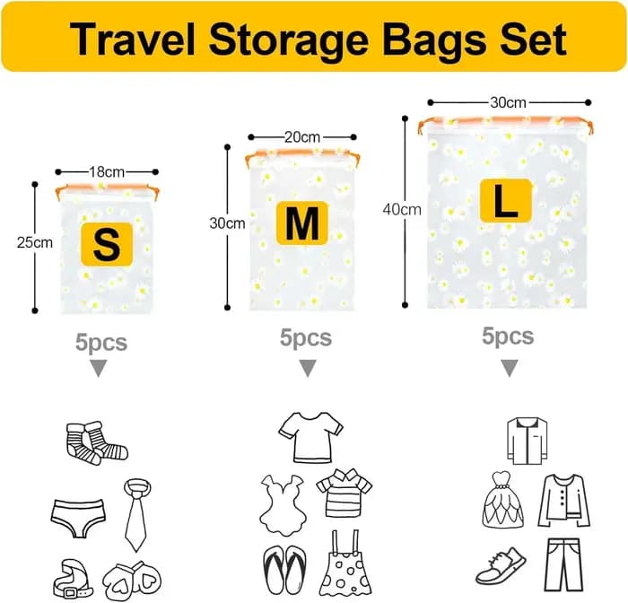 Sacs à chaussures de voyage
