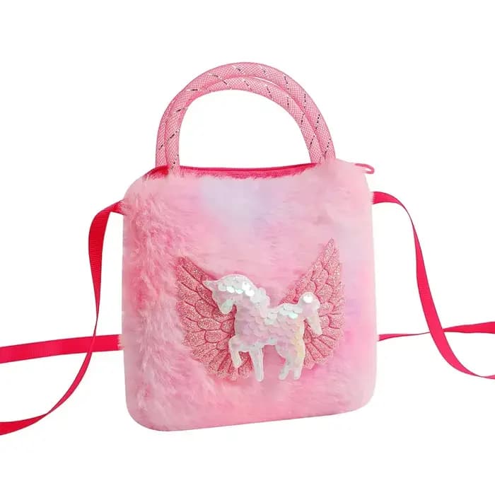 Sacs à main licorne douce pour filles, sac à bandoulière mignon pour enfants, cadeau de fête d'anniv