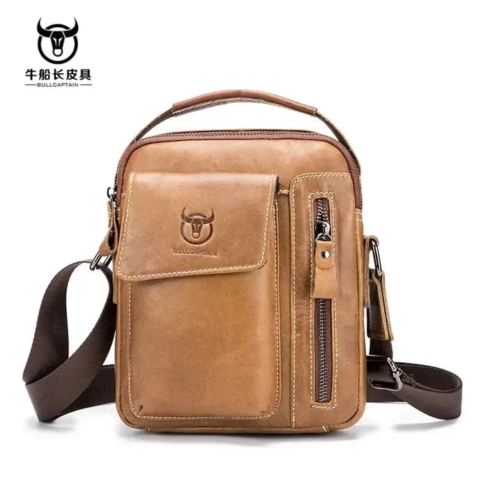 Sac à Main à Bandoulière en Cuir de Vache group pour Homme