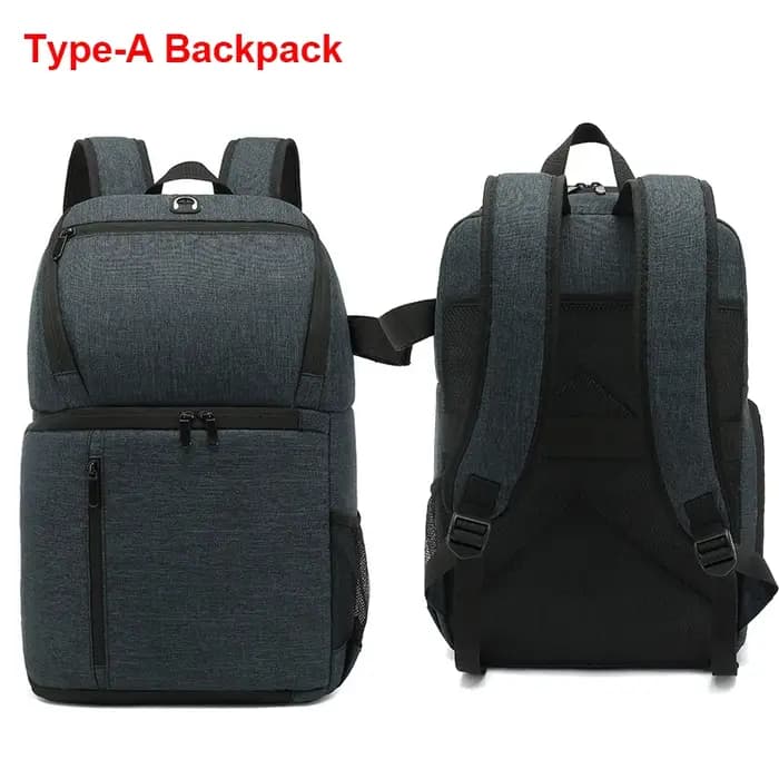 Sac à dos pour appareil photo reflex numérique avec trou pour écouteurs