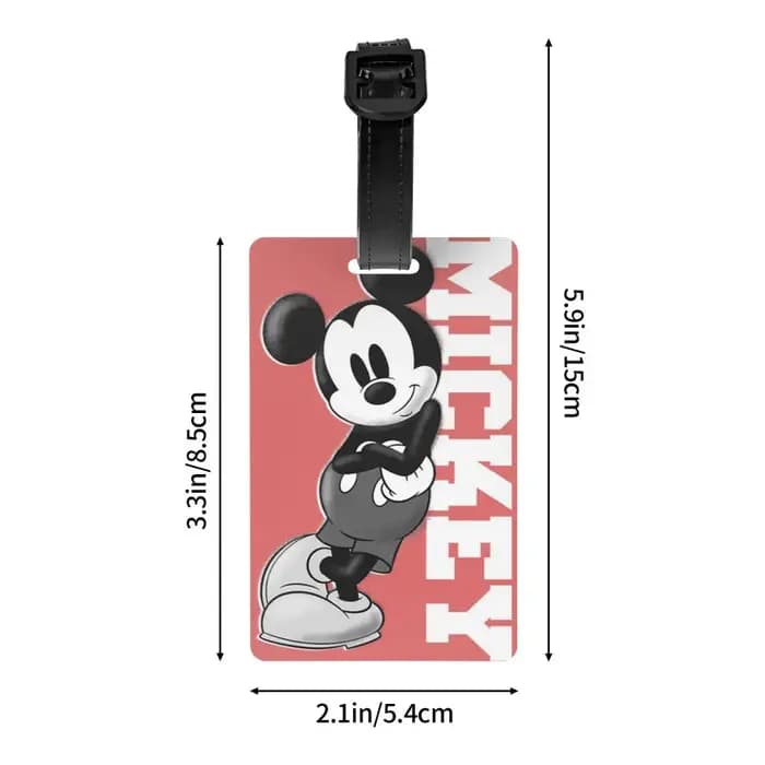 Étiquette de bagage personnalisée M-Mouse pour valises